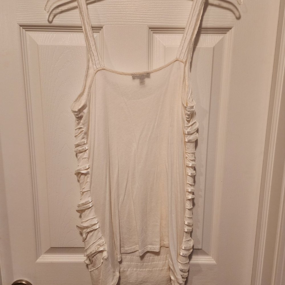 Express White Ruffle Cami - Picture 3 of 3